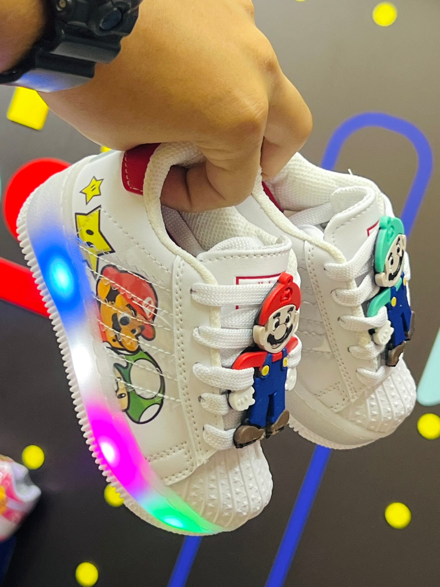 SUPER STAR EDICION MARIO BROS CON LUCES LED