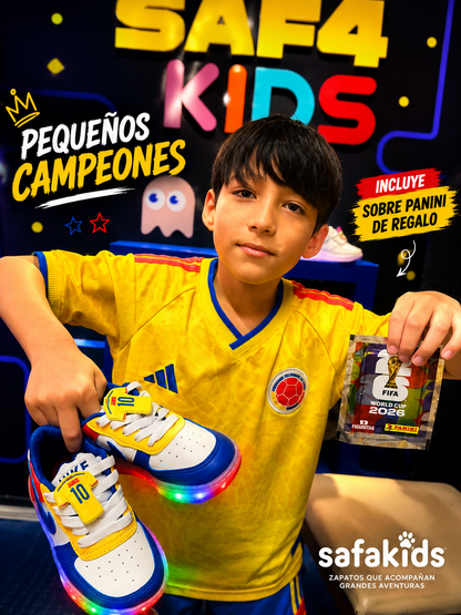 calzado seleccion colombia (pequeños campeones) - safakids